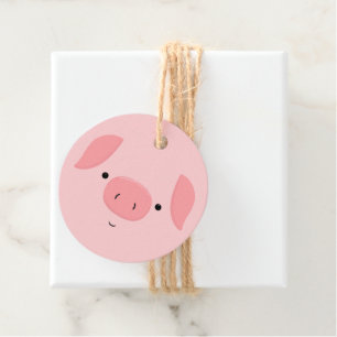 Etiquetas Para Recuerdos Cute Piggy