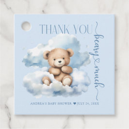 Etiquetas Para Recuerdos Cute Teddy Bear Baby Shower