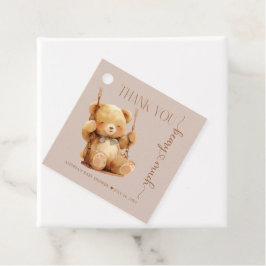Etiquetas Para Recuerdos Cute Teddy Bear Baby Shower