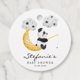 Etiquetas Para Recuerdos Cute Watercolor Panda Twinkle Twinkle Baby Shower