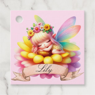 Etiquetas Para Recuerdos Cute Whimsical Floral Sweets Dreams Sleeping Fairy