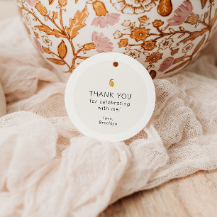 Etiquetas Para Recuerdos Dainty Lemon Birthday Gracias