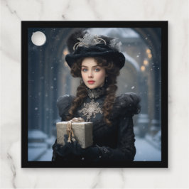 Etiquetas Para Recuerdos Dama victoriana