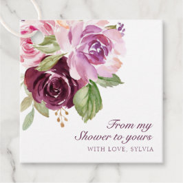 Etiquetas Para Recuerdos De Mi Despedida de Soltera a la Tuya Shower Floral
