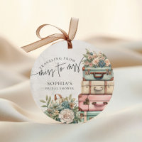De soltera a señora Ducha Nupcial Floral Vintage