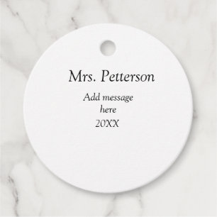 Etiquetas Para Recuerdos De vuelta a la apreciación de los profesores escol