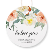 Deja que crezca el amor Bodas florales de acuarela