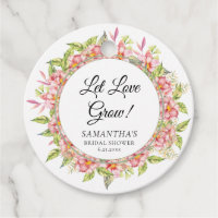 Deja que el amor crezca Regalo floral rosa y salvi