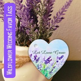 Etiquetas Para Recuerdos Dejemos que el amor crezca color morado Boda de fl