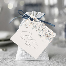 Etiquetas Para Recuerdos Delicada acuarela de flores silvestres con Love ID