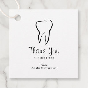 Etiquetas Para Recuerdos Dental Dentist Clinic Higiene oral Gracias
