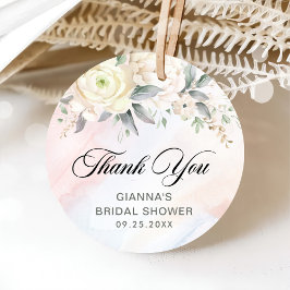 Etiquetas Para Recuerdos Desayuno Brunch Floral Y Espumoso Shower Nupcial