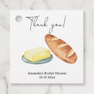 Etiquetas Para Recuerdos Desayuno de Boda Butter Together