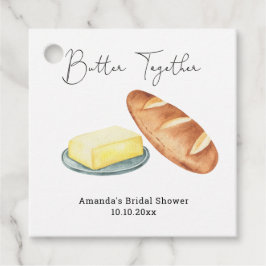 Etiquetas Para Recuerdos Desayuno de Boda Unida por la Mantequilla 