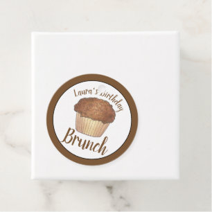 Etiquetas Para Recuerdos Desayuno Dominical Brunch Streusel Crumb Muffin
