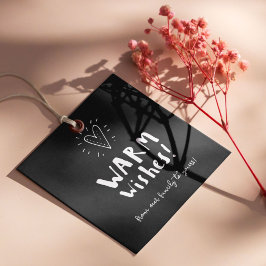 Etiquetas Para Recuerdos Deseos Cálidos Fotos de la familia de Personalizad