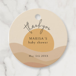 Etiquetas Para Recuerdos Desert Chic Boho Earthy Baby Shower Welcome