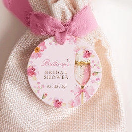 Etiquetas Para Recuerdos Despedida de soltera con Petals Prosecco