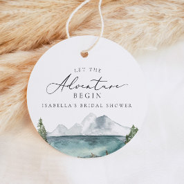 Etiquetas Para Recuerdos Despedida de Soltera de Aventura en el Lago de la