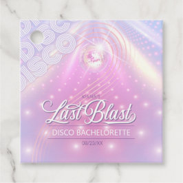 Etiquetas Para Recuerdos Despedida de soltera disco Retro Last Blast v2 ID9