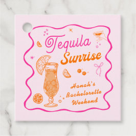 Etiquetas Para Recuerdos Despedida de soltera Tequila Sunrise