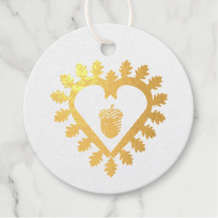 Etiquetas Para Recuerdos Día de San Valentín Acorn Boda Personalizado