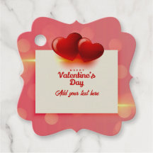 Día de San Valentín con Corazones Rojos - Amor Rom