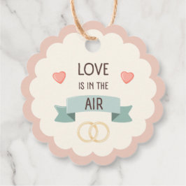 Etiquetas Para Recuerdos Día de San Valentín - El amor está en el aire