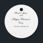 Etiquetas Para Recuerdos día de San Valentín feliz nombre fecha mensaje sim<br><div class="desc">Para enamorados como nosotros</div>