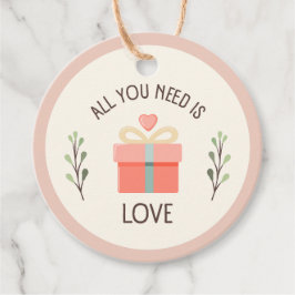 Etiquetas Para Recuerdos Día de San Valentín - Todo lo que necesitas es amo