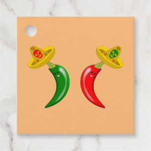 Etiquetas Para Recuerdos Día del Muerto Personalizado Mexicano del Chilis