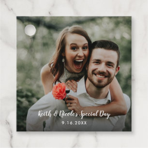 Etiquetas Para Recuerdos Día Especial del Boda de Fotografías de Nueva York