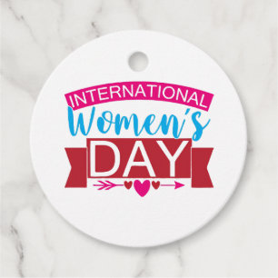 Etiquetas Para Recuerdos Día Internacional de la Mujer