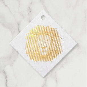 Etiquetas Para Recuerdos Dibujo de cabeza de león Rasta rojo amarillo verde