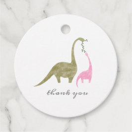Etiquetas Para Recuerdos Dinosaur Mama Pink Baby Shower