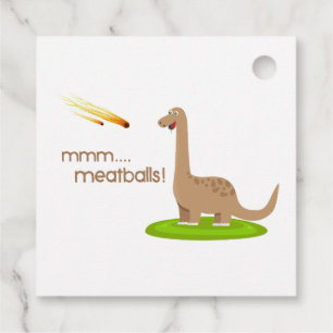 Etiquetas Para Recuerdos Dinosaur Meteor Meatball