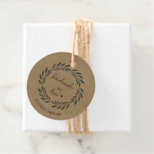 Etiquetas Para Recuerdos Diseñado a mano con amor Etsy Home Crafter Show