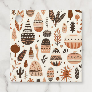 Etiquetas Para Recuerdos Diseño Boho de Lujo Elegante Moderno