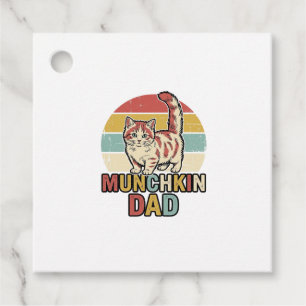 Etiquetas Para Recuerdos Diseño de camiseta vectorial para papá Munchkin am