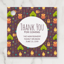 Etiquetas Para Recuerdos Diseño de camping de Guay en exteriores