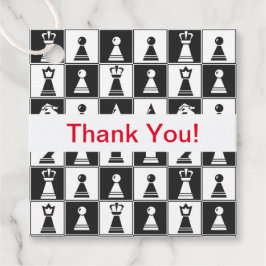 Etiquetas Para Recuerdos Diseño de piezas de ajedrez