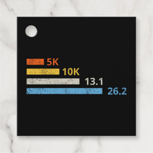 Etiquetas Para Recuerdos Distancias de funcionamiento I - 5K 10K 13.1 26.2