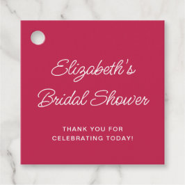 Etiquetas Para Recuerdos Diversión Patrón de Cóctel Dibujado a Mano Rosa De