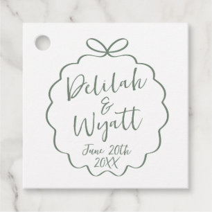Etiquetas Para Recuerdos Diversos nombres Boda Fecha Brillante