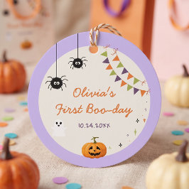 Etiquetas Para Recuerdos Diviértete Cumpleaños de Halloween Colorido