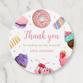 Etiquetas Para Recuerdos Dos Dulces Chicas Segundo Cumpleaños Gracias A Fav