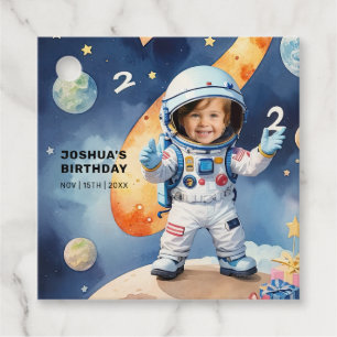 Etiquetas Para Recuerdos Dos Fiestas de cumpleaños segundo en la luna