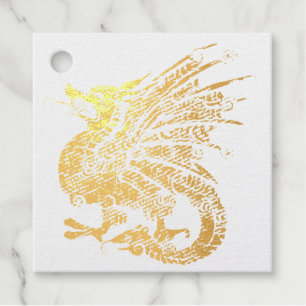 Etiquetas Para Recuerdos Dragon Spirit Animal Totem Emblem