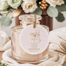 Ducha de Novia de Perlas Rosadas y Prosecco Rosa