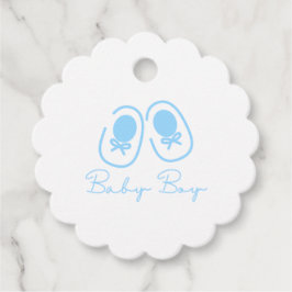 Etiquetas Para Recuerdos Ducha de ropa de bebé niño azul